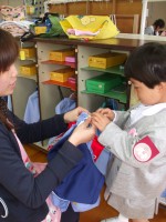 幼稚園生活スタート