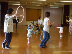 パピー　フープあそび