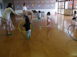 パピー　フープあそび③