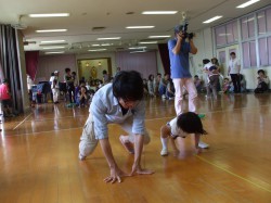 カエルとびリレー②