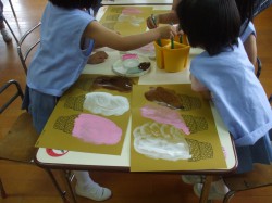 絵筆の使い方は・・・