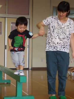 パピー　平均台
