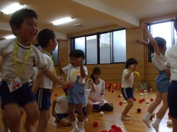 玉入れ　やった～～！
