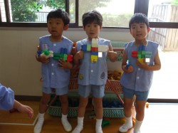 スモックも夏仕様