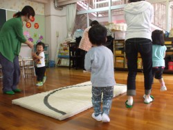 パピー　マットで遊びました③