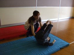 ⑤前転をして