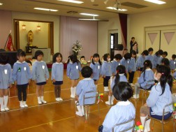 在園児「送ることば」
