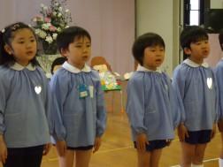 卒園児「お別れのことば」