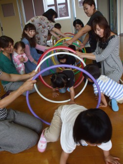 パピークラブ　長～いトンネルですよ