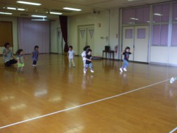 パピークラブ　最後はかけっこ