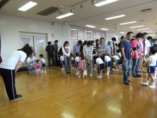 「お父さん、お母さん、ありがとうございました！」