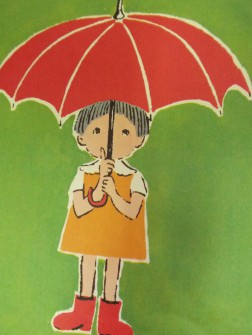 絵本「ちいさいモモちゃん　あめこんこん」①