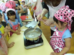 煮とかしたり・・・
