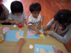 パピークラブ　のりづけも上手になりました