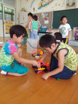 ブロックあそびも楽しそう♪