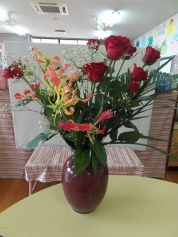きれいなお花をいただきました きれいなお花をいただきました
