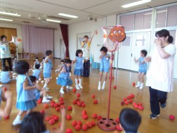 ヤッター！赤組の勝ち！！