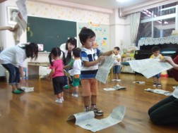 パピー　小さく破いて・・・