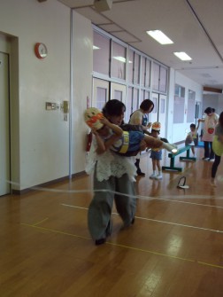 アンパンマンになってゴール！