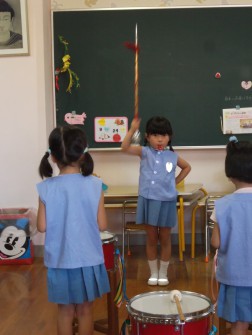 年長　鼓隊練習⑥