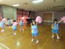 年中、少　ポンポン演技練習②
