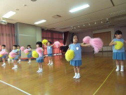 年中、少　ポンポン演技練習③