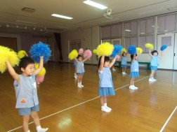 年中、少　ポンポン演技練習④
