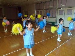 年中、少　ポンポン演技練習⑥