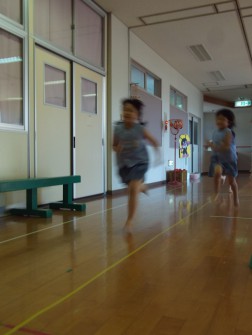 かけっこ練習①