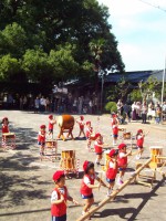 年中、少　和太鼓・竹演奏①