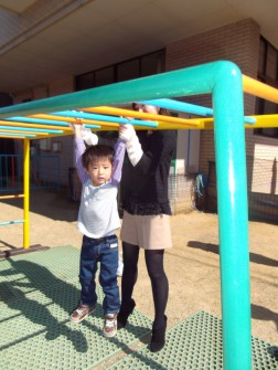 パピー　外あそび④