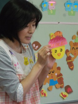 パピー　「今日は、どんぐりを作ります」