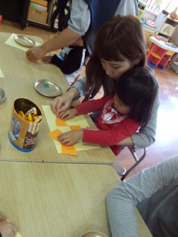 パピー　「カキ」を作りました②