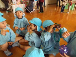 聖徳保育園のおともだちも遊びにきてくれました