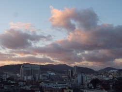 幼稚園の屋上からの景色