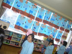 年長作品展見学①
