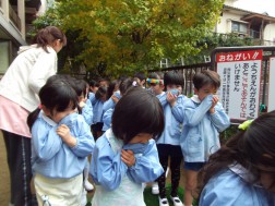 煙を吸わないように