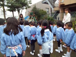 火あそびをしないことなどお話をききました