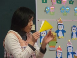 パピー　「三角を３回折ります」