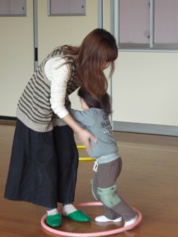 パピー　フープでおすもう