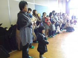 「お母さんが見てる！」とはりきっていました