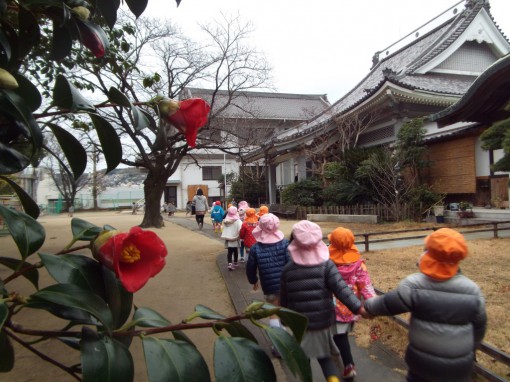 今日は参拝保育