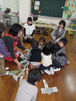 パピー　あつめて、たき火