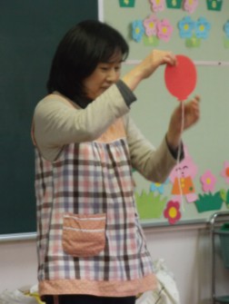 パピー　「今日は風船を作りますよ」