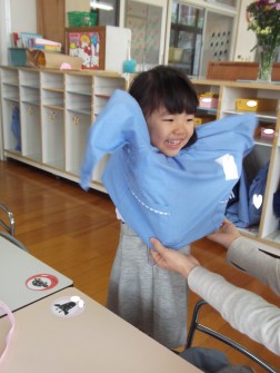 「着れた！」