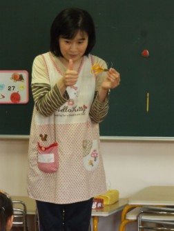 パピー　「ハサミを使う時は・・・」