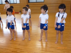 聖徳保育園のお友達と一緒に頑張ります！