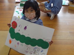 「ほら！できた(^^)」
