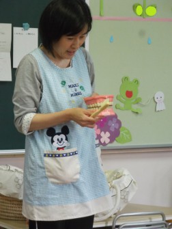 パピー　「みんな、歯みがきしてるかな？」