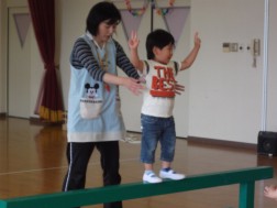 パピー　平均台でもできるよ！